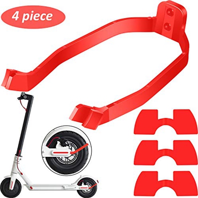 4 Piezas Accesorio de Repuesto de Scooter Incluye Soporte de Guardabarros Trasero de Guardabarros y 3 Piezas Amortiguadores de Vibraciones de Goma par