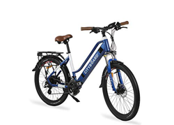 Cityboard E- City Bicicleta Eléctrica, Unisex Adulto, Azul/Blanco, 26 Pulgadas precio