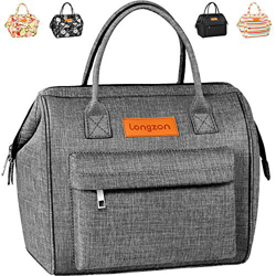 longzon 15L Bolsa Térmica Porta Alimentos Bolsa Térmica Comida Bolsas Isotermicas para Llevar Comida Almuerzo para adultos hombres para Trabajo Playa  en oferta