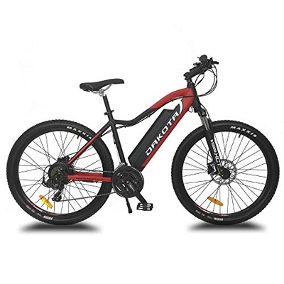 URBANBIKER Bicicleta eléctrica de montaña Dakota, Motor de 350W, 48V 17,5 Ah (840 WH batería Samsung), 27.5", Frenos hidraulicos.