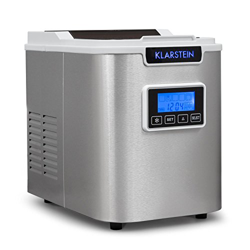 Klarstein Icemeister - Máquina de hacer hielo, Fabricadora de cubitos, 12 kg / 24 h, 150 W, 3 tamaños, Preparación en 10-15 min, Tanque de 1,1 L, Temp precio