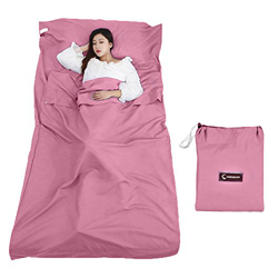 Queta Forro para Saco de Dormir, sábana de Camping para Saco de Dormir, Forro de sábana de Viaje con Bolsa de Transporte, Ligero para hoteles, Camping precio