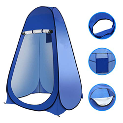 Laelr - Tienda de campaña plegable y portátil para el baño, para la ducha, para el cambiador, para la playa, para camping, senderismo, pesca, color az características