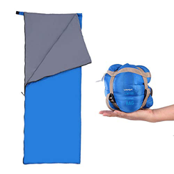 Lixada Saco de Dormir Ultraligero Compresible Multifuncional Saco de Dormir Rectangular 190 * 75cm 680g características