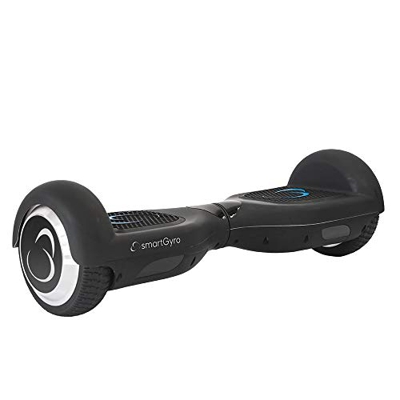 SMARTGYRO X2 v.3.0 Black Patinete Eléctrico Hoverboard, Antipinchazos, Batería de Litio 4400 mAh, Velocidad Máxima 12 Km/h, Certificado UL, Unisex Niñ