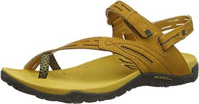 Merrell Terran Convert Ii Sandalias Deportivas para Mujer, Dorado (Gold Gold), 38 EU