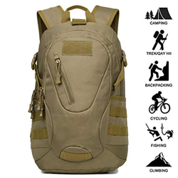 FreeWalk Mochila Táctica Militar Mochila de Asalto Molle Mochilas de Senderismo Unisex para Excursionismo, Montañismo, Camping, Trekking (Caqui) en oferta