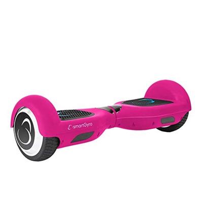 SMARTGYRO X2 v.3.0 Pink Patinete Eléctrico Hoverboard, Antipinchazos, Batería de Litio 4400 mAh, Velocidad Máxima 12 Km/h, Certificado UL, Unisex Niño