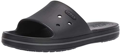 Crocs Crocband III Slide U, Chancletas de Playa y Piscina Unisex Adulto, Negro (Black/Graphite), 39/40 EU