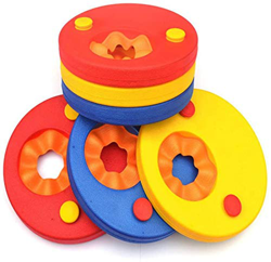 Manguitos de natación para niños, Hechos de Espuma, Flotador Bebe Piscina Discos Flotantes Manguitos de natación para niños-6pcs en oferta