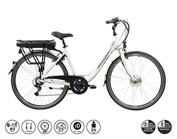 F.lli Schiano E- Moon Bicicleta eléctrica, Adultos Unisex, Blanca, 28" precio