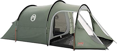 Coleman Coastline 3 Plus Tienda de 3 plazas de campaña de túnel ligera para camping o trekking y senderismo con porche, impermeable hasta 3000 mm de c