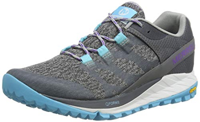 Merrell Antora, Zapatillas de Running para Asfalto para Mujer, Gris (High Rise), 38 EU