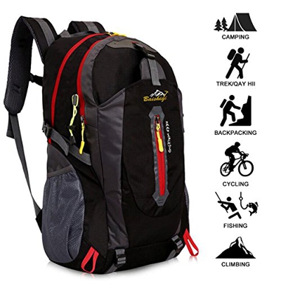 40L Mochila de Senderismo Ligero, Yunplus MúLtiples Funciones Impermeable Casual Mochila Camping Para Deporte Al Aire Libre Escalada Trekking Alpinist