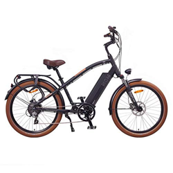 NCM Miami 26" Bicicleta eléctrica Cruiser Retro E-Bike 48V Batería 16Ah 768Wh Negro características