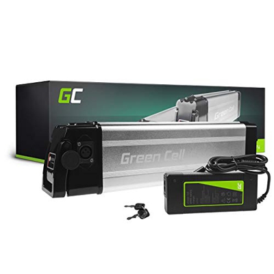GC® Bateria Bicicleta Electrica 36V 11Ah Silverfish Li-Ion E-Bike Batería y Cargador