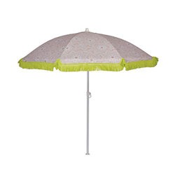 EZPELETA Sombrilla de Playa. Parasol de Playa. Ligero y Plegable de Acero. Paraguas Sol 160cm. Protección Solar UPF 50+. Estampado Flores/Cuadros/Raya precio
