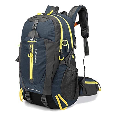 Lixada 40L Resistente al Agua Mochila, Portátil Mochila Trekking, Laptop Daypack, Durable Impermeable, para Escalada, Viajes, Actividades al Aire Libr