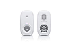 Motorola MBP21 - Vigilabebés de audio (300 metros de alcance, micrófono de alta sensibilidad), color blanco en oferta