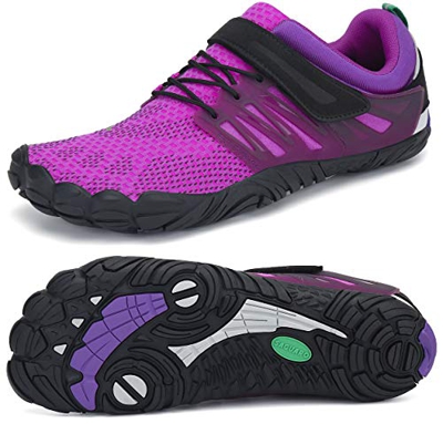 SAGUARO Transpirables Cinco Dedos Zapatillas de Deportes Masculina Femenino Bucle de Gancho Zapato Descalzos Ventilado Minimalista Zapatos de Baño Anf