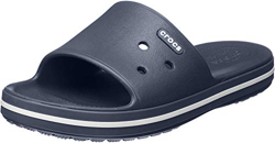 Crocs Crocband III Slide, Sandalias de Punta Descubierta Unisex Adulto, Azul (Navy/White 462), 45/46 EU en oferta
