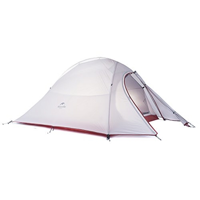 Naturehike Tienda de campaña Cloud Up 2 Persona Tienda de Trekking Ultraligero Impermeable (20D Gris)
