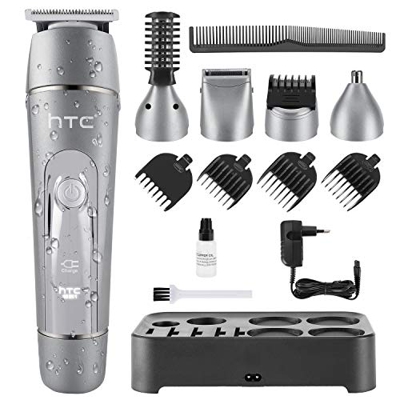 Máquina Cortar Pelo Profesional Cortapelos Hombre Recortadora Barba y Cortadora de Pelo Recortadora de Barba/Cara/Cuerpo/Nariz/Orejas/Ceja, 10 en 1 Se