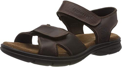 Panama Jack Sanders Basics, Sandalias con Punta Abierta para Hombre, Marrón (Marron C1), 42 EU