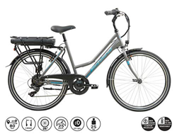 F.lli Schiano E- Light 1.0 Bicicleta eléctrica, Women's, Antracita, 26'' en oferta