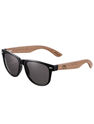 AMEXI Gafas de Sol en Madera, Gafas sol Hombre Mujere polarizadas, UV400 Protection (Gris) en oferta