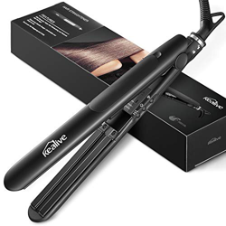 Planchas del Pelo Iónica Kealive Plancha de Pelo Profesional con Vapor de Agua para Proteger el Pelo, Placas de Revestimiento de Cerámica con Pantalla precio