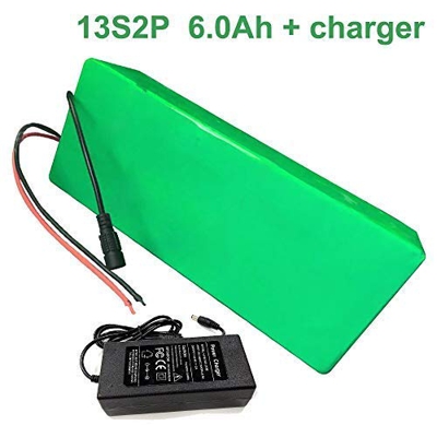 Seilylanka 48V 6Ah 13S2P Li-Ion Paquete de baterías E-Bike Ebike Bicicleta eléctrica Aceptar personalización con Cargador