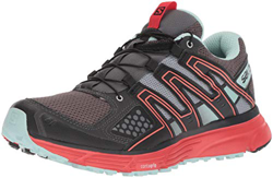 Salomon X-Mission 3 W, Zapatillas de Trail Running para Mujer, Gris/Rojo (Magnet/Black/Poppy Red), 42 EU precio