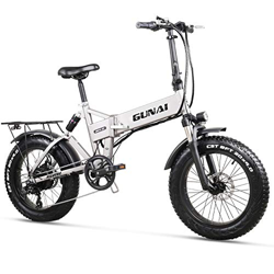 Bicicleta Eléctrica 500W 20 Pulgadas 48V 12.8Ah Neumático Gordo Ciclismo de Playa Bicicleta de Montaña Suspensión Completa MTB Ebike 7 Velocidad Varia características