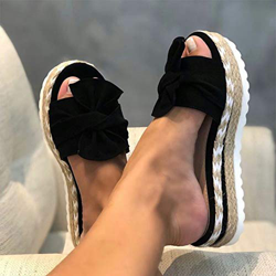 Ver MEIZHEN Zapatilla de Plataforma con cuña para Mujer, Sandalias de Verano con Nudo en la Parte Delantera de la Playa, Sandalias Bohemia Moda Casual Oci y sus características MEIZHEN Zapatilla de Plataforma con cuña para Mujer, Sandalias de Verano con Nudo en la Parte Delantera de la Playa, Sandalias Bohemia Moda Casual Oci características