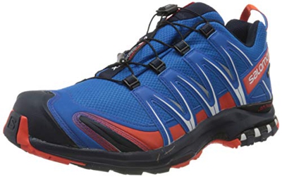 Salomon XA Pro 3D GTX, Zapatillas de Trail Running para Hombre, Azul (Imperial Blue/Navy Blazer/Cherry Tomato), 42 EU