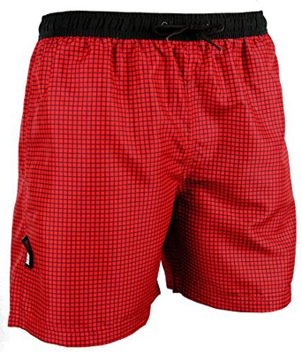 GUGGEN Banador de Natacion para Hombre Traje de Bano Color Roja XL