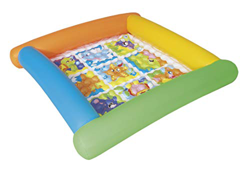 Bestway 52240 - Alfombra de Juegos Hinchable Friendly Animals 132x132x23 cm precio