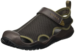 CROCS Swiftwater Mesh Deck Sandal M, Zuecos para Hombre, Marrón (Espresso 206b), 42/43 EU características