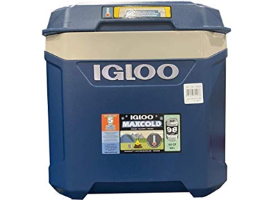 IGLOO Nevera Ruedas, Frio hasta 5 dias. Capacidad 58 L. Equivalente a 98 latas
