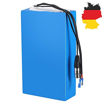 Accolmile Ebike Batería 36V 20Ah Batería De Iones De Litio De Litio con Cargador para Motores De 250W 350W 500W 750W 1000W