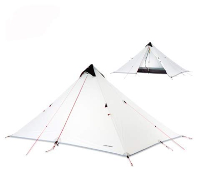 Tienda de campaña de Dos Pisos sin Poste Individual 1 Persona 3 Estaciones Tienda de campaña Ultraligera Impermeable