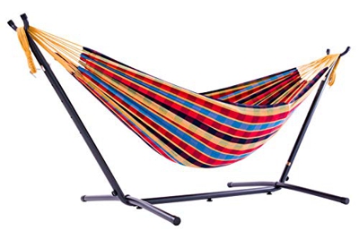 vivere uhsdo8 – 23 doble algodón hamaca con hamaca, 250 cm, multicolor, 249 x 109 x 104 cm