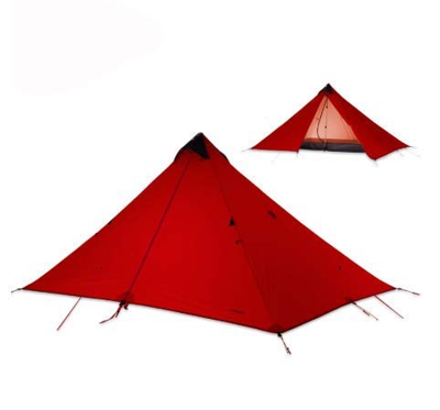 Tienda de campaña de Dos Pisos sin Poste Individual 1 Persona 3 Estaciones Tienda de campaña Ultraligera Impermeable