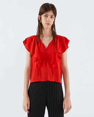 Sfera - Blusa Capas Botones