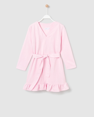 Cotton Juice - Bata De Niña Rosa De Felpa