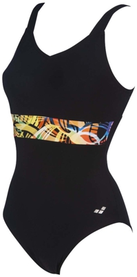 Arena Hina Wing Back One Piece (003121) black