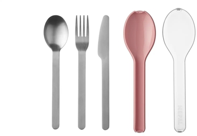 Rosti Mepal Ellipse Cutlery Set 3 pcs Nordic Pink