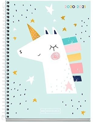 Miquelrius Agenda escolar 2020-2021 Junior Unicornio Plus S/V cast.