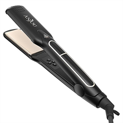 Anjou Plancha de Pelo Profesional, Placa Anchas de 42mm con Núcleo PTC y Cerámica de Turmalina para Alisar el Pelo Rapido en oferta